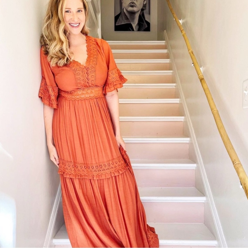 Terracotta Maxi Dress